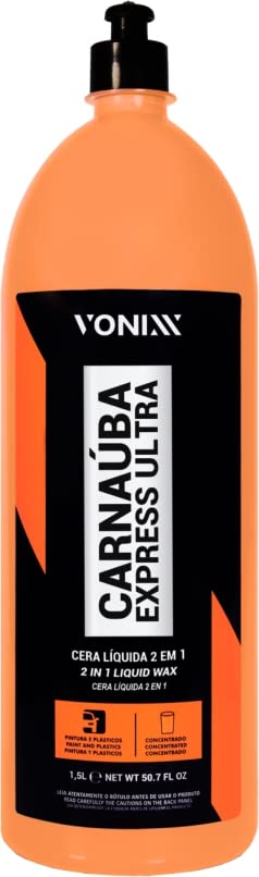 Vonixx Carnauba Express Ultra Concentrated 2 in 1 Wax 50.7 fl oz (1.5L) - For paint and plastics