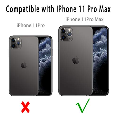 Waterproof iPhone 11 Pro Max Case - iPhone 11 Pro Max Full Body Bumper Case Waterproof Apple iPhone Rugged Protection Case with Built-in Screen Water-Resist Case Cover Black