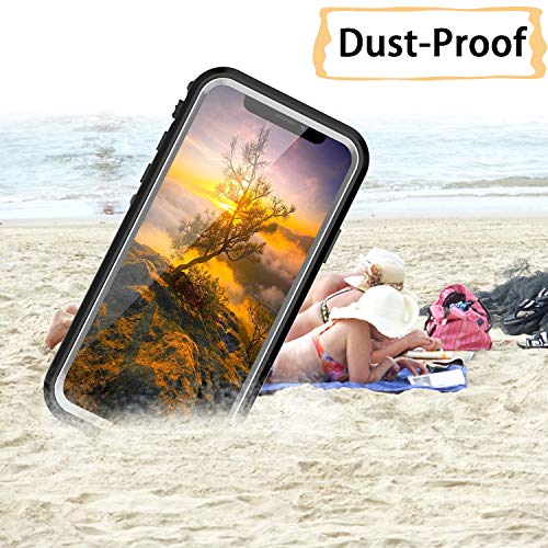 Waterproof iPhone 11 Pro Max Case - iPhone 11 Pro Max Full Body Bumper Case Waterproof Apple iPhone Rugged Protection Case with Built-in Screen Water-Resist Case Cover Black