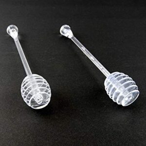 2 Pack BPA Free Honey and Syrup Dipper Stick Server Honey Spoon