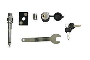 maxxhaul 50174 quiet 5/8" hitch locking pin set , black