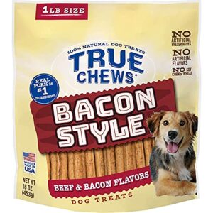 true chews bacon style bacon with beef flavor 16oz