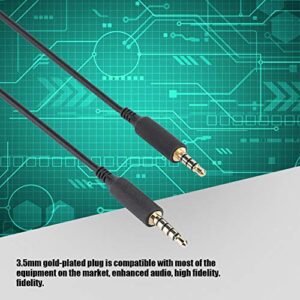 Replacement Audio Cable for Gaming Headset 2M 3.5mm Gold Plated Male to Male Audio Cord for Logitech AstroA10 A40 A30 A50 Gaming Headset