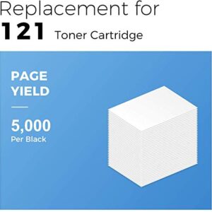 myCartridge Compatible Toner Cartridge Replacement for Canon 121 , CRG-121 CRG121 Work with Image Class D1650 D1620 3252C001 Printer (Black 2-Pack) Canon 121 Toner Cartridge