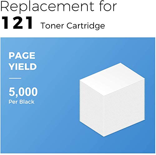 myCartridge Compatible Toner Cartridge Replacement for Canon 121 , CRG-121 CRG121 Work with Image Class D1650 D1620 3252C001 Printer (Black 2-Pack) Canon 121 Toner Cartridge