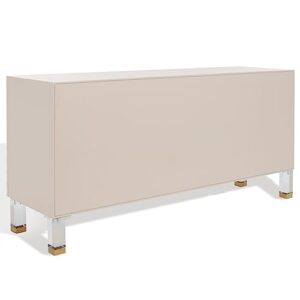 Safavieh Couture Home Saturn-Art Deco-Light Pink Acrylic 3-door Sideboard