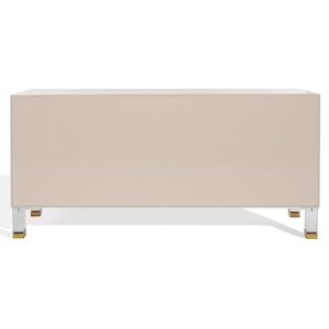 Safavieh Couture Home Saturn-Art Deco-Light Pink Acrylic 3-door Sideboard