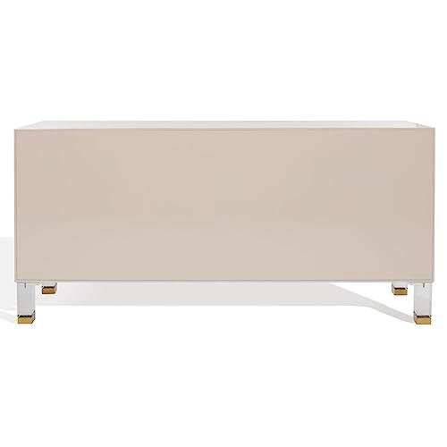 Safavieh Couture Home Saturn-Art Deco-Light Pink Acrylic 3-door Sideboard