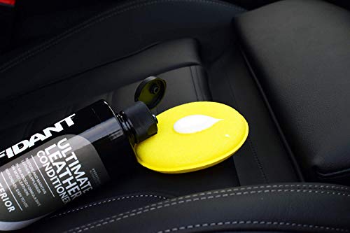 Carfidant Ultimate Leather Conditioner & Restorer - Full Leather Restoration & Conditioning Kit with Applicator Pad for Leather Automotive Interiors, Car Dashboards, Sofas & Purses!- 18oz Kit…