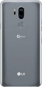 lg g7 thinq gsm unlocked lgg710 w/ 64gb memory cell phone 4g lte - us version - platinum gray (renewed)