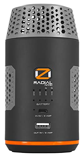 ScentLok OZ Radial Nano, Portable Ozone Generator for Odor Destruction (Black)