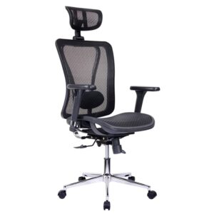 techni mobili mesh office chair, black