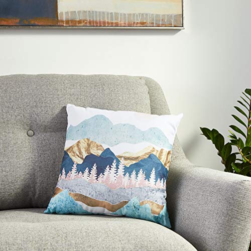 Society6 Space Frog Designs Summer Vista Indoor Throw Pillow, 16"x16", Multi