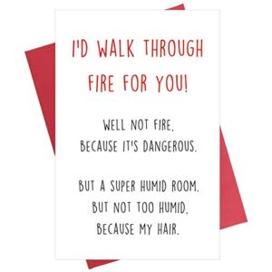 funny friendship card, best friend card, cute anniversary card, love card for bff bestie family member bf