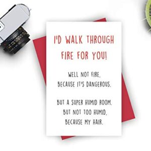 Funny Friendship Card, Best Friend Card, Cute Anniversary Card, Love Card for BFF Bestie Family Member BF