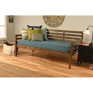 Kodiak Furniture Boho Daybed, Twin, Rustic Walnut Finish