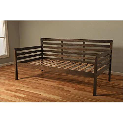 Kodiak Furniture Boho Daybed, Twin, Rustic Walnut Finish