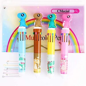 Cmecial Dinosaur Pens Set With Case, Pens Dinosaur for Boys Girls, Dinosaur Pen Set, Cute Pens, Multicolor Pen Dinosaur, Cute Pens For Kids