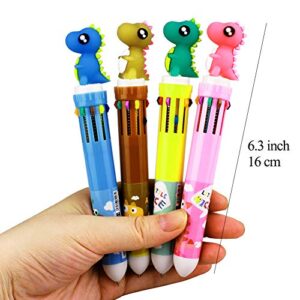 Cmecial Dinosaur Pens Set With Case, Pens Dinosaur for Boys Girls, Dinosaur Pen Set, Cute Pens, Multicolor Pen Dinosaur, Cute Pens For Kids