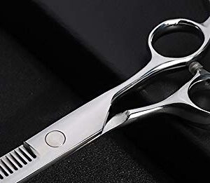 Dog Grooming Scissors,Pet Grooming Scissors,Thinning,Straight,Curved Down Shears great for Groomers and Home Grooming