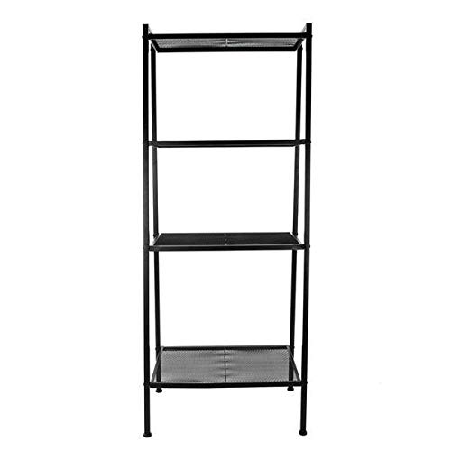 FRITHJILL Book Ladder Shelf,4-Tier Ladder Shelf Bookcase Storage Flower Shelf Display Shelf，Black