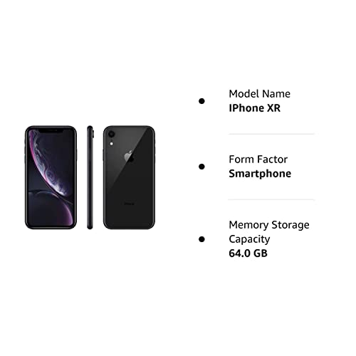 Apple iPhone XR, Boost Mobile, 64GB - Black (Renewed)
