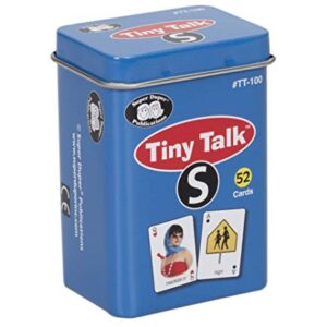 Super Duper Publications | Tiny Talk Articulation and Language S Sound Photo Flash Cards | Educational Resource for Children