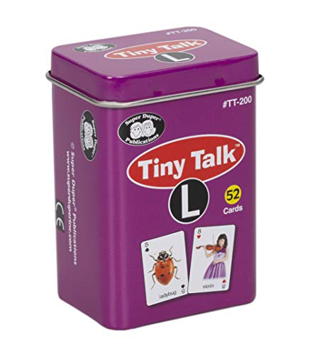 Super Duper Publications | Tiny Talk Articulation and Language L Sound Photo Flash Cards | Educational Resource for Children