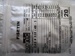20 grams fisetin powder cas # 528-48 - 3, 98.1%, cotinus coggygria