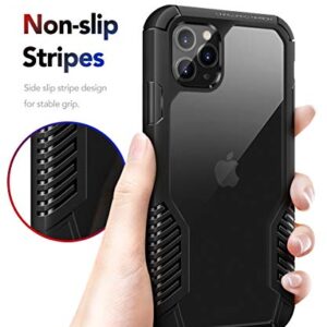 MOBOSI Vanguard Armor Designed for iPhone 11 Pro Max Case, Rugged Cell Phone Cases, Heavy Duty Military Grade Shockproof Drop Protection Cover for iPhone 11 Pro Max 6.5 Inch 2019, Matte Black