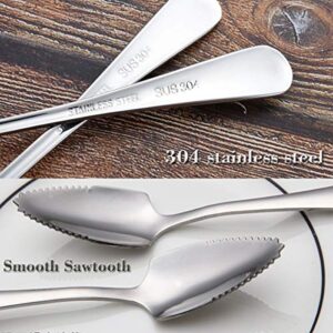 Grapefruit Spoons, Grapefruit Knife with Fruit Forks (7 PCS)