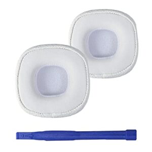 ear pads replacement earpads ear cushion compatible with marshall major iii wireless on-ear headphones (white)