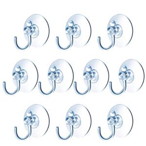 suction cup hooks clear plastic sucker pads for window glass shower bathroom kitchen wall with 4 styles 60 mm 50 mm 40 mm 30 mm support festivals parties events theme carnival decorations (60 mm)