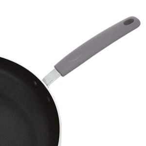 Amazon Basics Ceramic Non-Stick 12.5-Inch Skillet, Grey