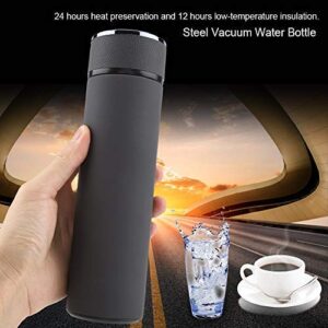 Stainless Steel Vacuum Water Bottle Tea Coffee Leak poof Thermos Car Office Cups(grey)