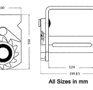 Mytee Products (4 Pack) Trailer Winch - Standard Sliding C Track