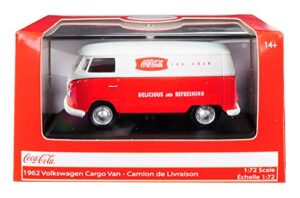 1:72 coca-cola 1962 volkswagen cargo van - motor city classics