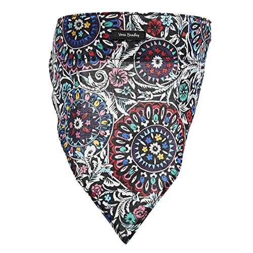 Vera Bradley Women's Cotton Pet Bandana, Stained Glass Medallion - Recycled Cotton, One Size