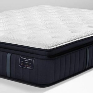 Stearns & Foster Estate 15" Rockwell Luxury Firm Euro Pillowtop Mattress, 5-Inch Foundation, Full, Hand Built in the USA