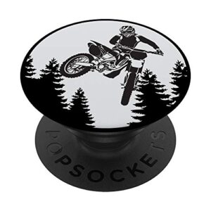dirt bike motocross gift popsockets popgrip: swappable grip for phones & tablets