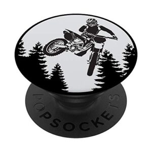 Dirt Bike Motocross Gift PopSockets PopGrip: Swappable Grip for Phones & Tablets