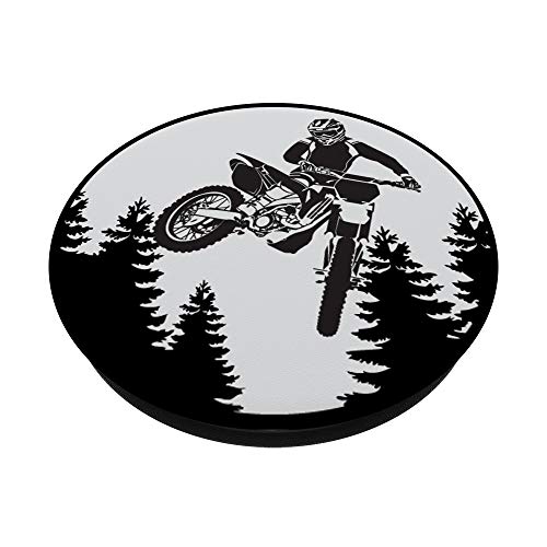 Dirt Bike Motocross Gift PopSockets PopGrip: Swappable Grip for Phones & Tablets