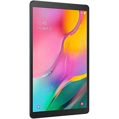 Samsung Galaxy Tab A 10.1" (2019, WiFi + Cellular) Full HD Corner-to-Corner Display, 32GB 4G LTE Tablet & Phone (Makes Calls) GSM Unlocked SM-T515, International Model (32 GB, Silver)