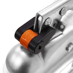 RIGHTLINE Gear Anti-Theft Trailer Hitch Lock with Coupler Ball, Trailer Ball Lock for Unhitched Trailers