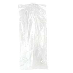 pack of 50 garment bag, transparent suit bag ,clothing cover, gown and dress storage bag 60 × 120 cm