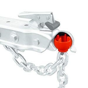 rightline gear anti-theft trailer hitch lock with coupler ball, trailer ball lock for unhitched trailers