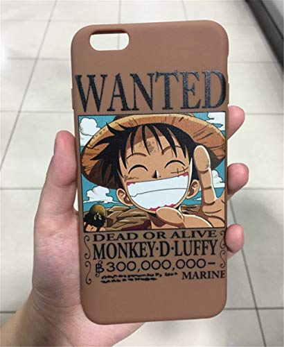 for iPhone Xs Max Case, for iPhone Xs Max Cover, Cute Japan Cartoon Anime One Piece Luffy Soft Silicone Case Cover for iPhone Xs Max XR 6S 7 8 Plus (for iPhone Xs Max)