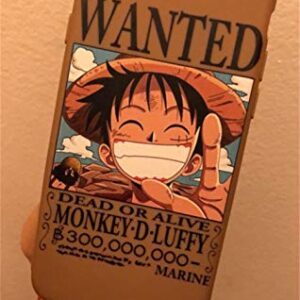 for iPhone Xs Max Case, for iPhone Xs Max Cover, Cute Japan Cartoon Anime One Piece Luffy Soft Silicone Case Cover for iPhone Xs Max XR 6S 7 8 Plus (for iPhone Xs Max)