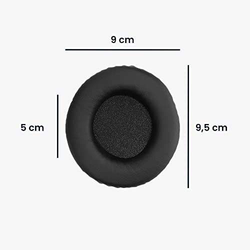 kwmobile Ear Pads Compatible with Sennheiser HD215 /HD225 /HD205 II/HD 4.40 BT Earpads - 2X Replacement for Headphones - Black