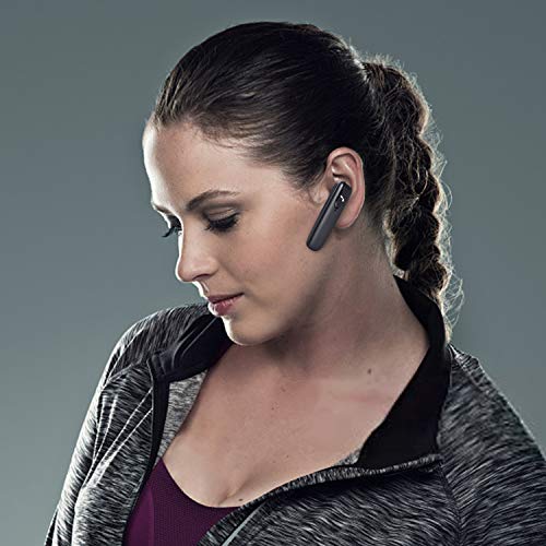 Bluetooth Headset for Cell Phones,Voice Command Wireless Headset with Noise Cancelling,Hands Free Bluetooth Headphone Earbuds Fit for iPhone Android Samsung Laptop Truck Driver